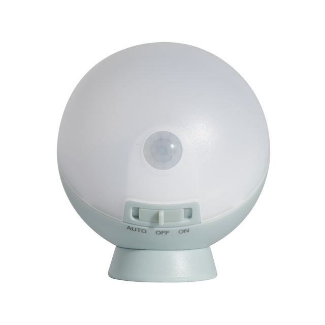 てのりまんまるセンサーライト グレイッシュブルー