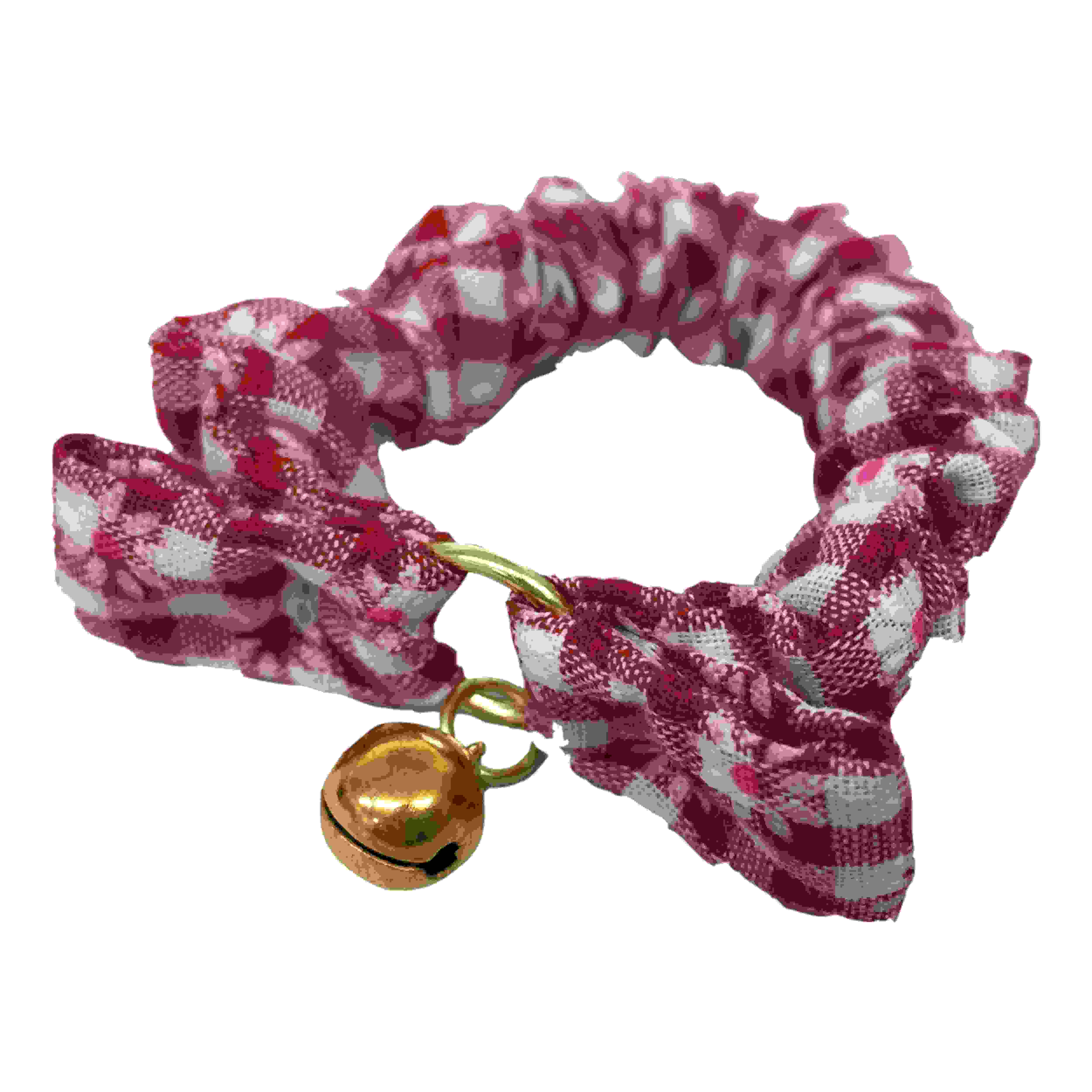 マイスター フリーカラー　フラワーチェック S　レッド