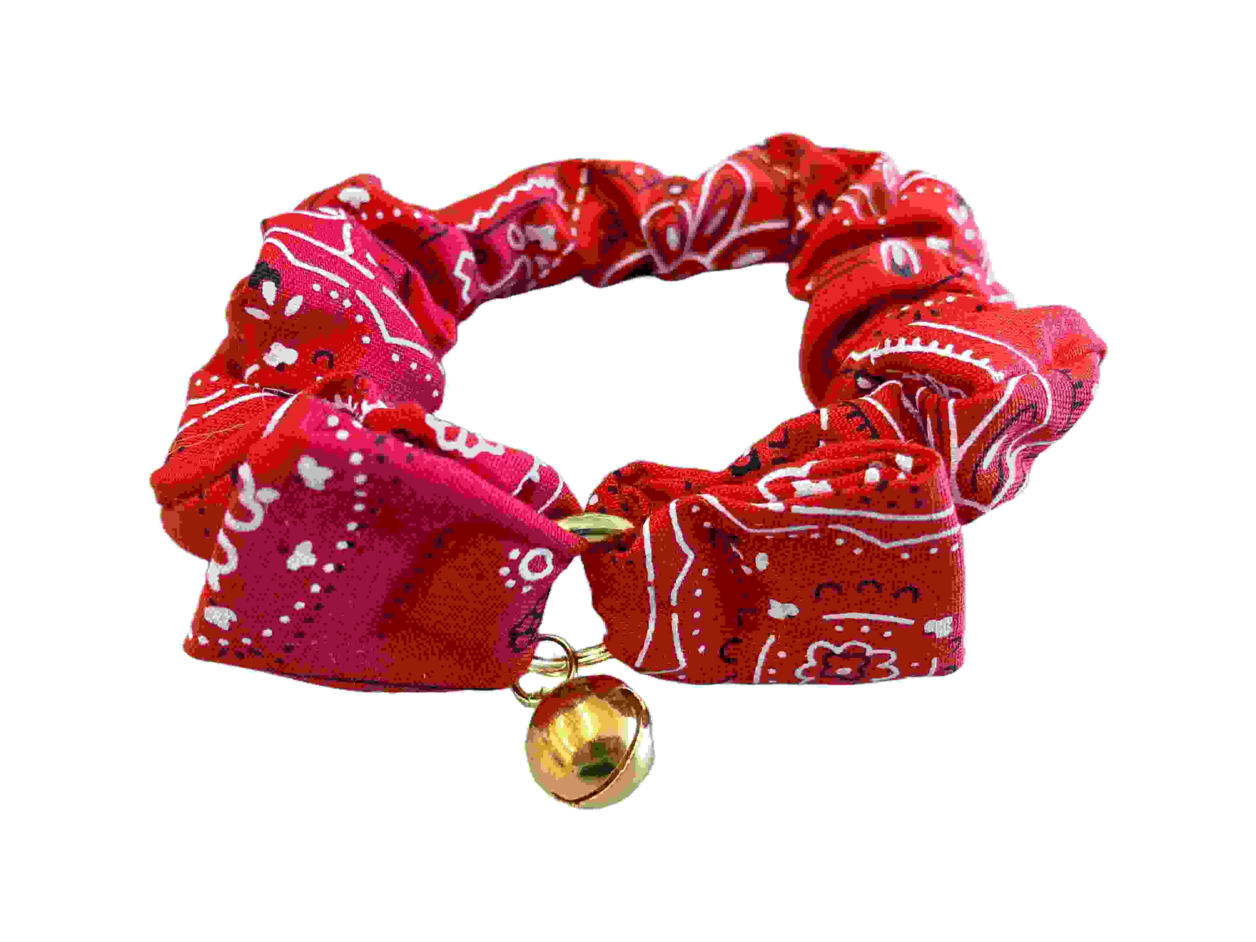 マイスターライフ フリーカラー　バンダナ M　レッド