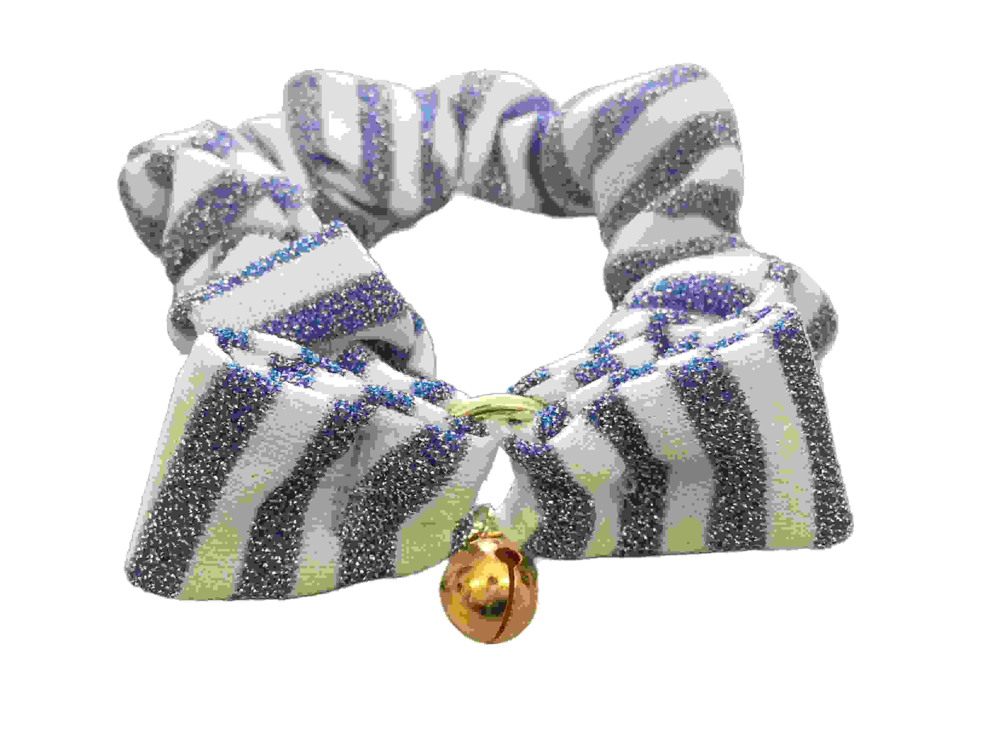 マイスターライフ フリーカラー　ラメボーダー M　ブルー