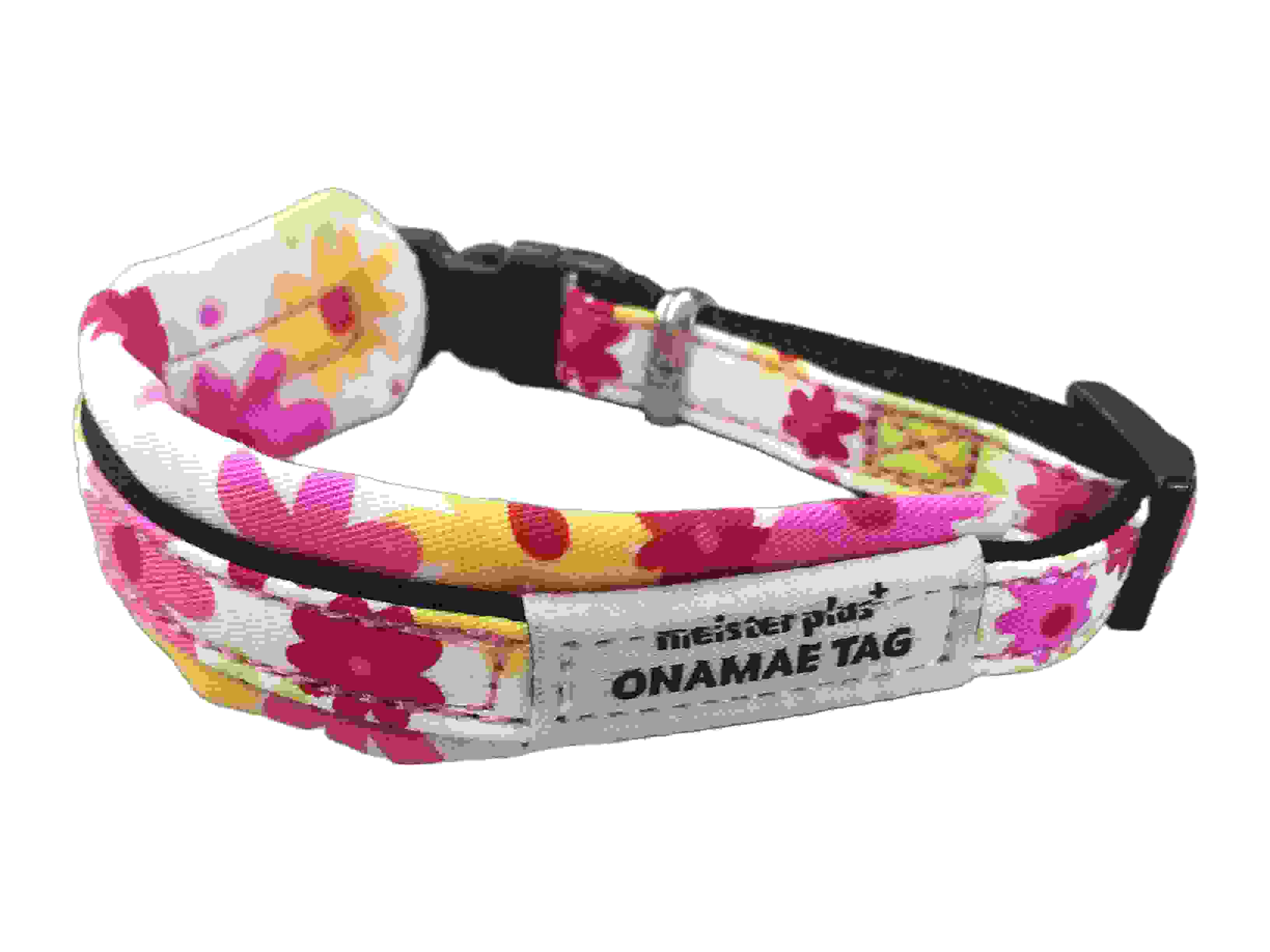 マイスタープラス ONAMAEソフティキャットカラー　フラワー S　ピンク