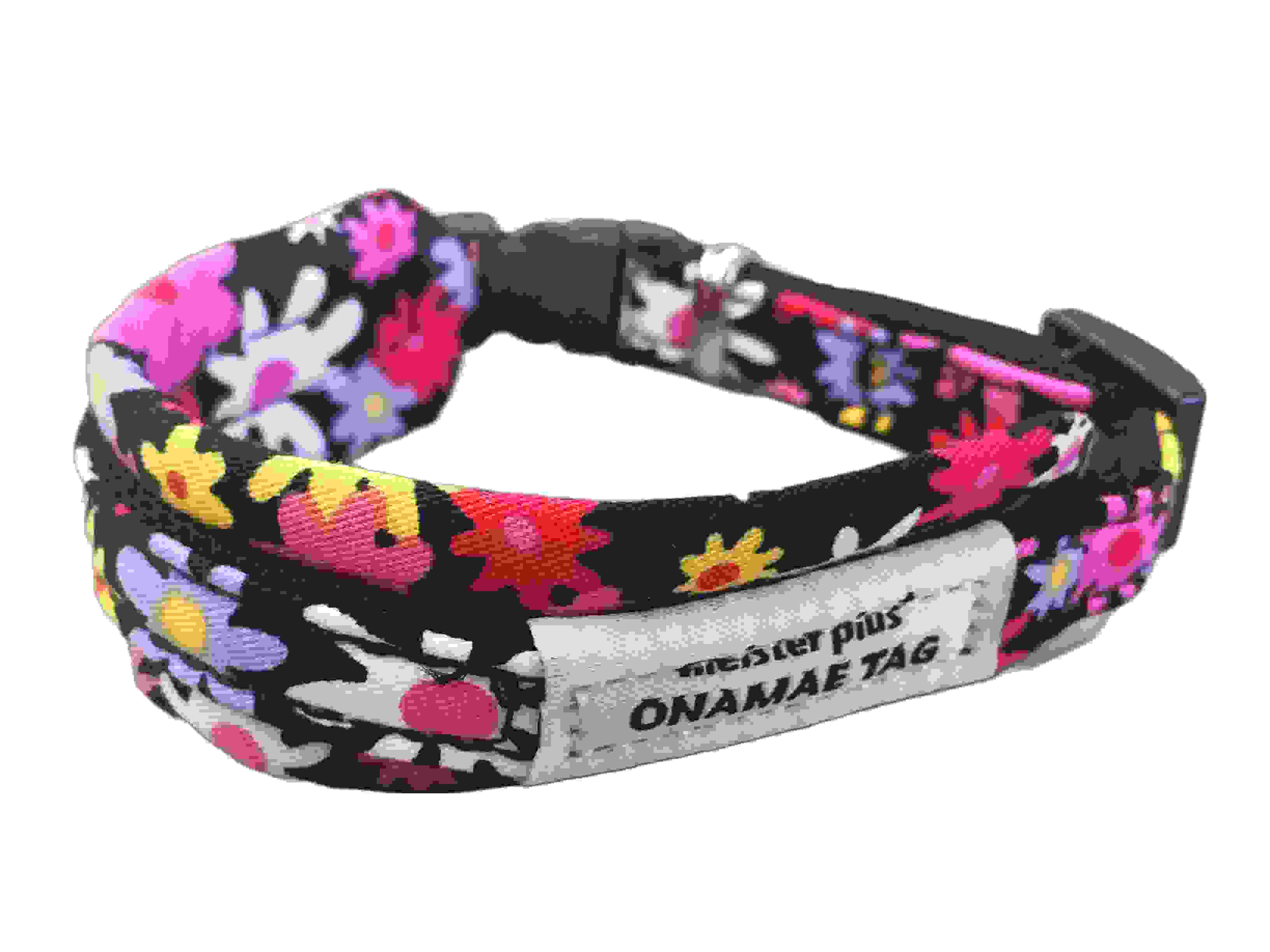 マイスタープラス ONAMAEソフティキャットカラー　フラワー S　ブラック