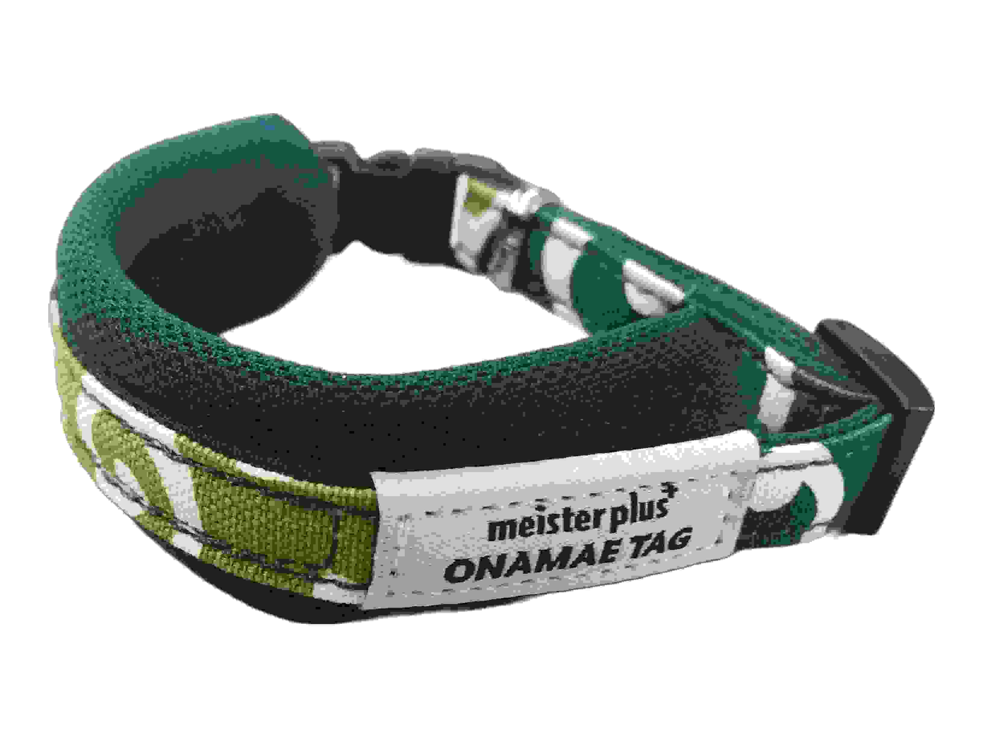 マイスタープラス ONAMAEソフティキャットカラー　カラクサ S　グリーン