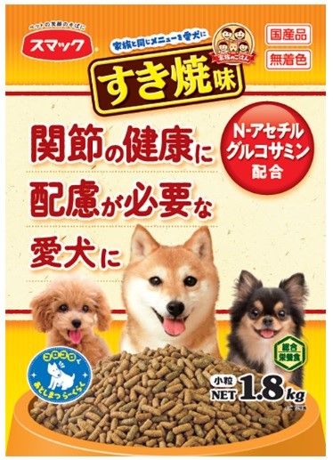 家族のごはん すき焼味 関節の健康に配慮が必要な愛犬に 1.8kg
