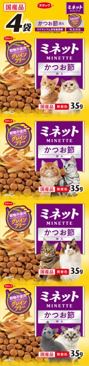ミネット グレインフリー かつお節添え 140g