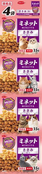 ミネット グレインフリー ささみ添え 140g