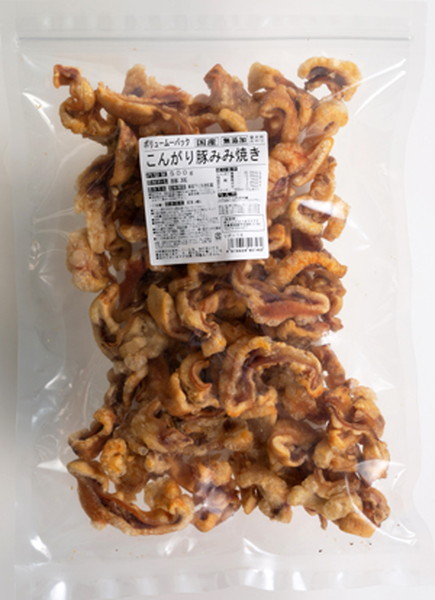 ボリュームパック こんがり豚みみ焼き 500g