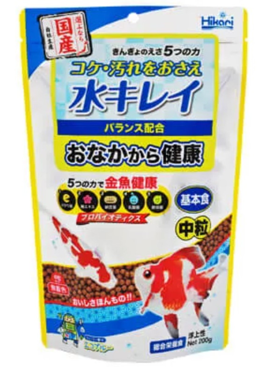 Hikari きんぎょのえさ 5つの力 基本食 中粒 200g