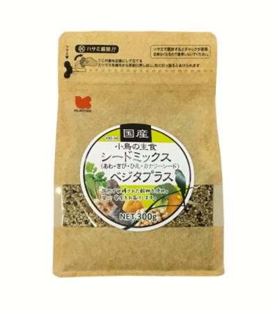 国産 小鳥の主食 シードミックス ベジタプラス 300g