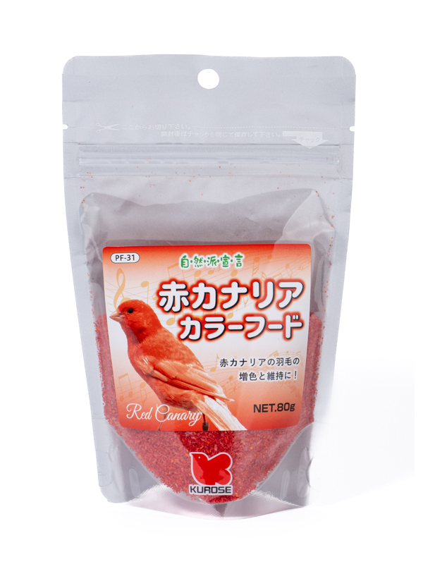 自然派宣言 赤カナリア カラーフード 80g