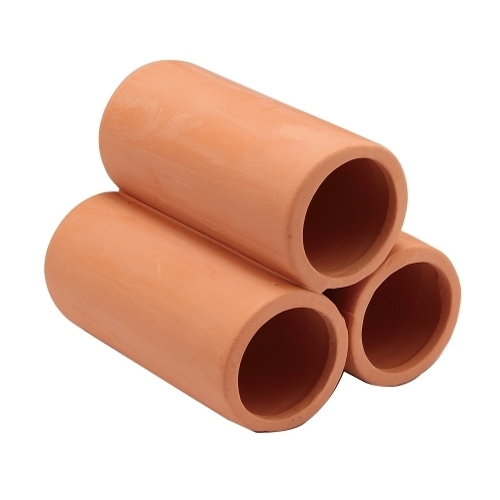 ジェックス 癒し水景　素焼きの隠れ家 丸土管 ミニ3連