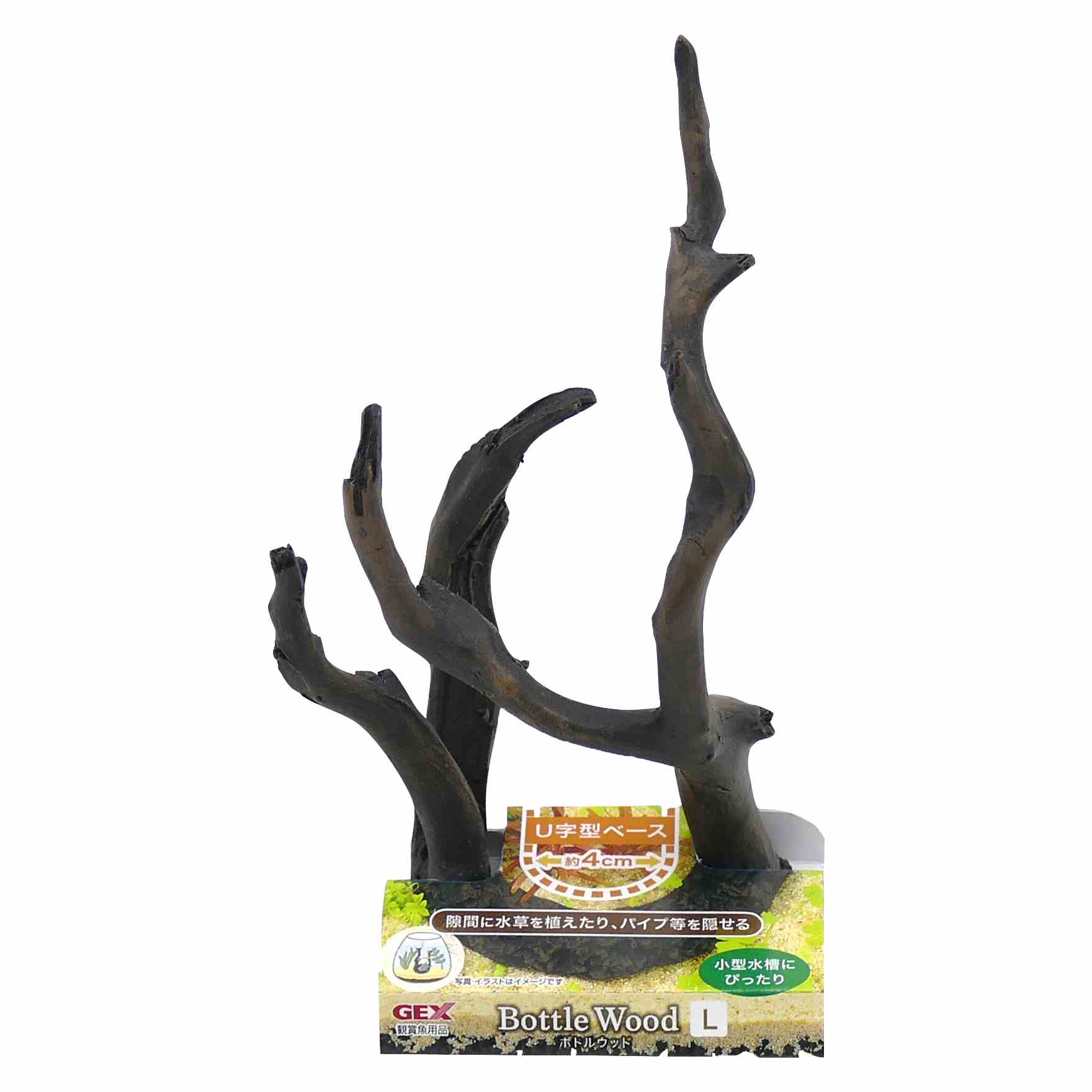 ジェックス 癒し水景　ボトルウッド　L