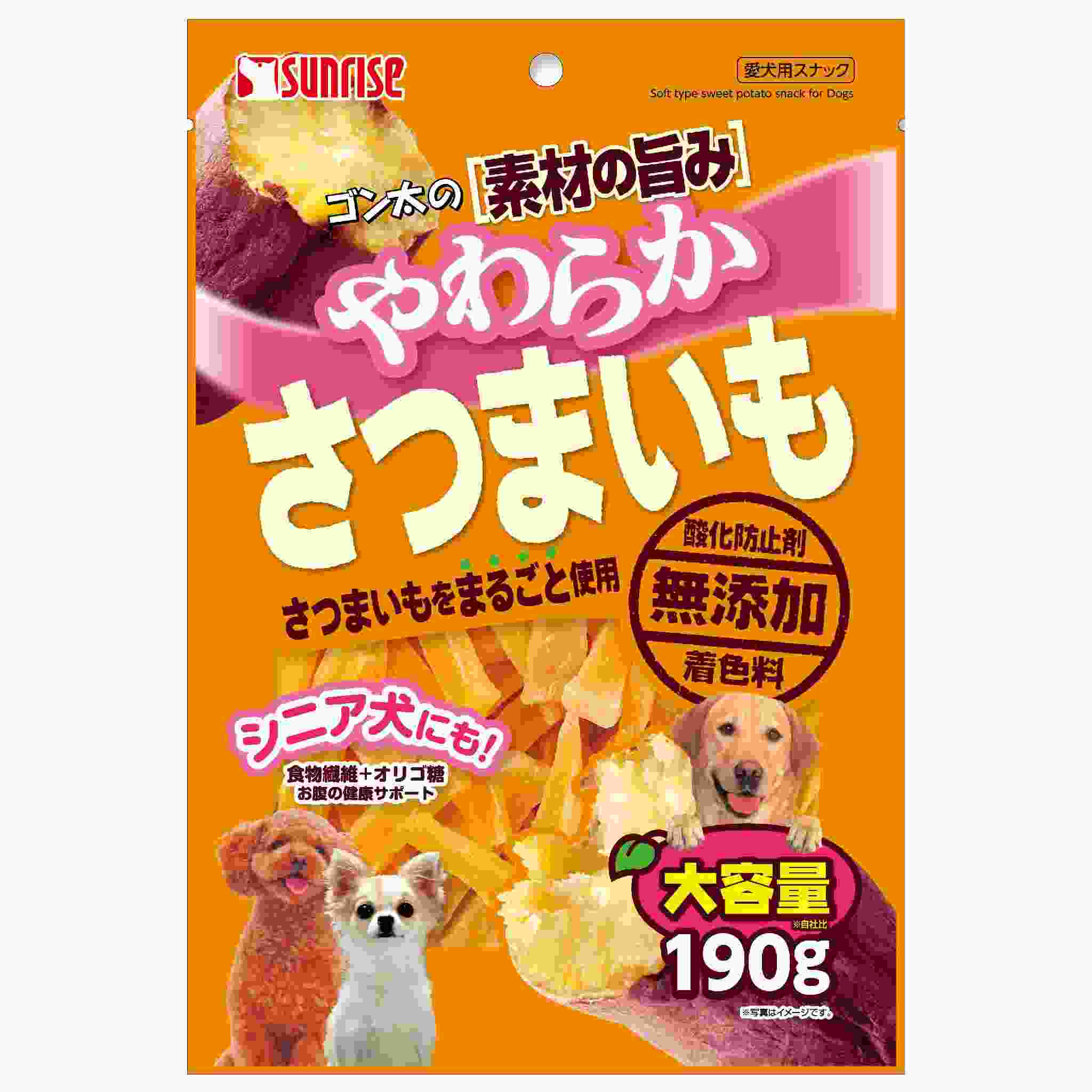 ゴン太の素材の旨み　やわらかさつまいも　190g