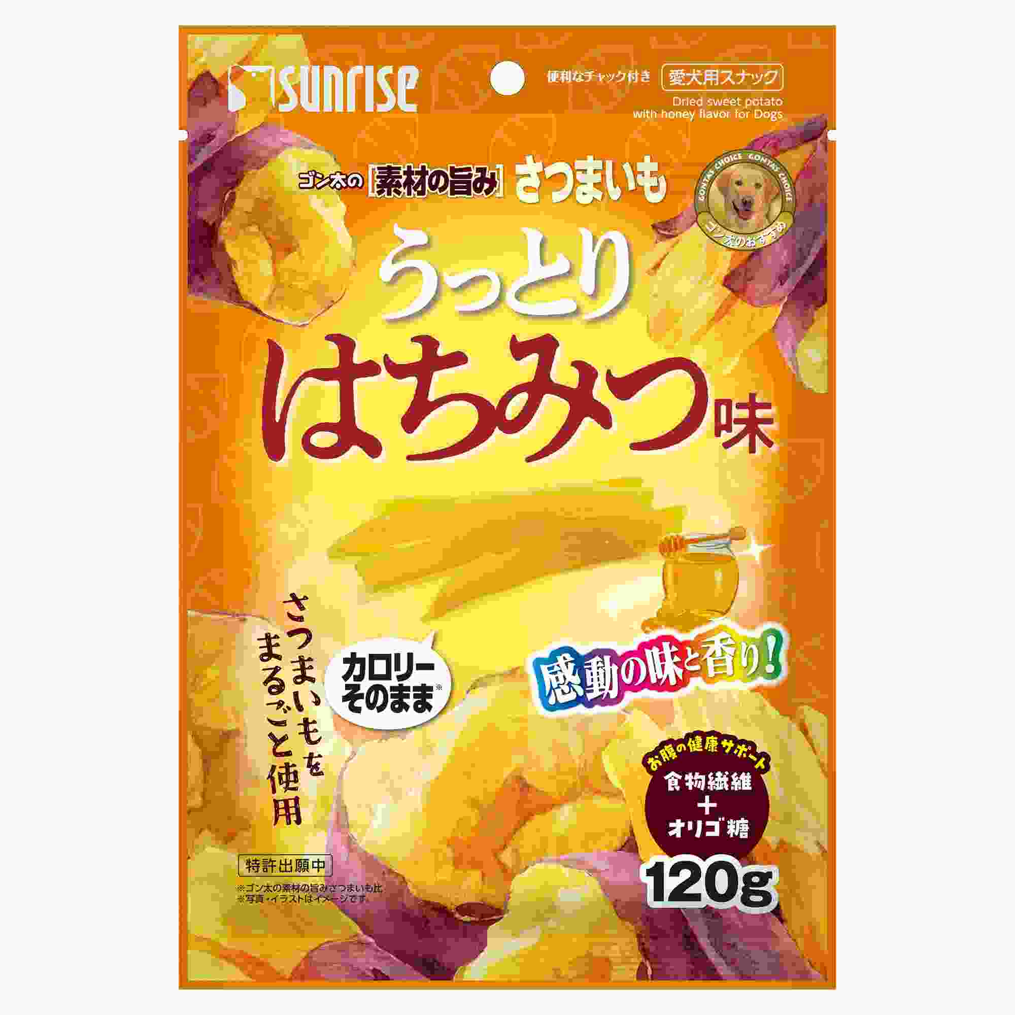 サンライズ ゴン太の素材の旨みさつまいも　うっとりはちみつ味 120g