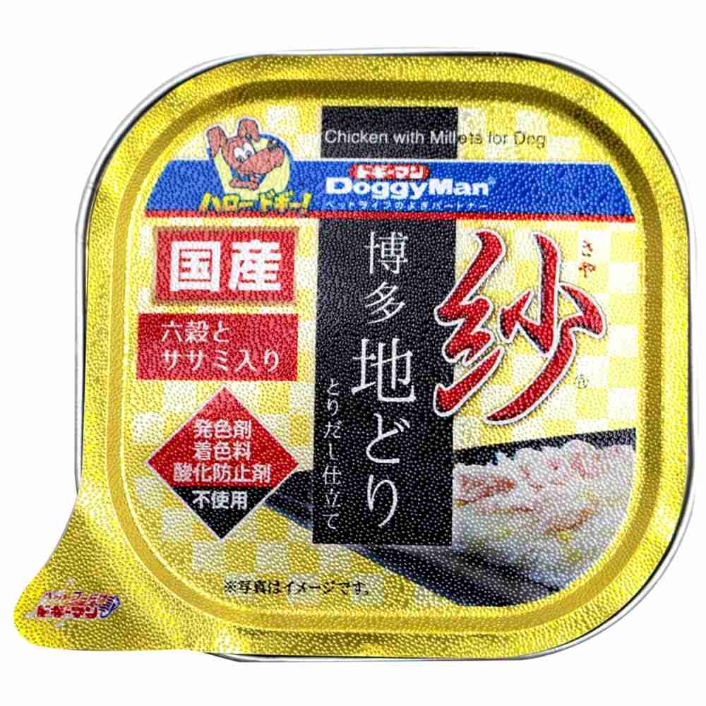 ドギーマン 紗 博多地どり 六穀とササミ入り 100g
