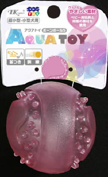 アクアトイ ボーンボール Sサイズ ピーチ