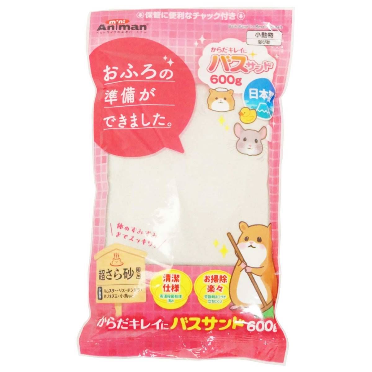 ミニアニマン からだキレイにバスサンド 600g