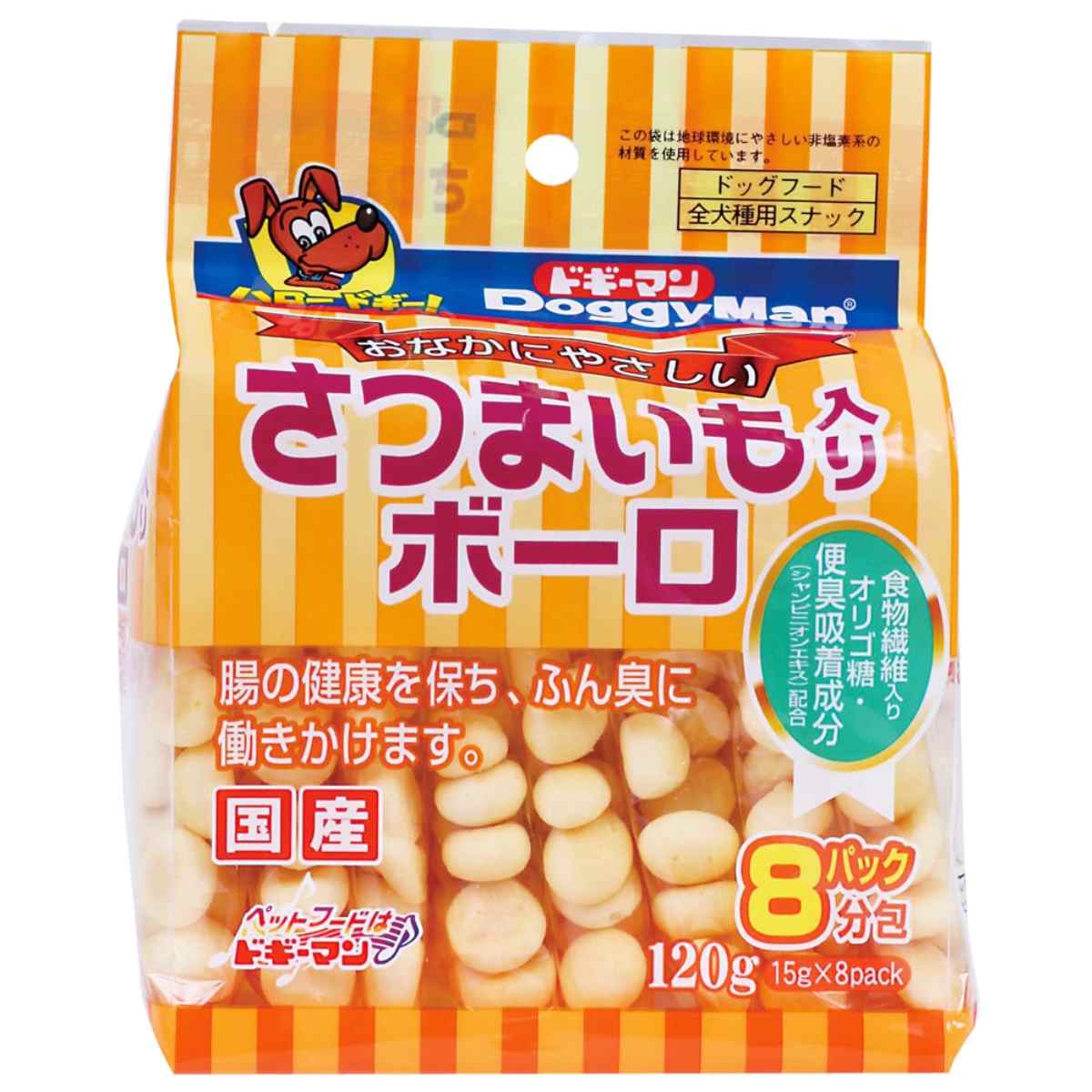 ドギーマン さつまいも入りボーロ 120g(15gX8袋)