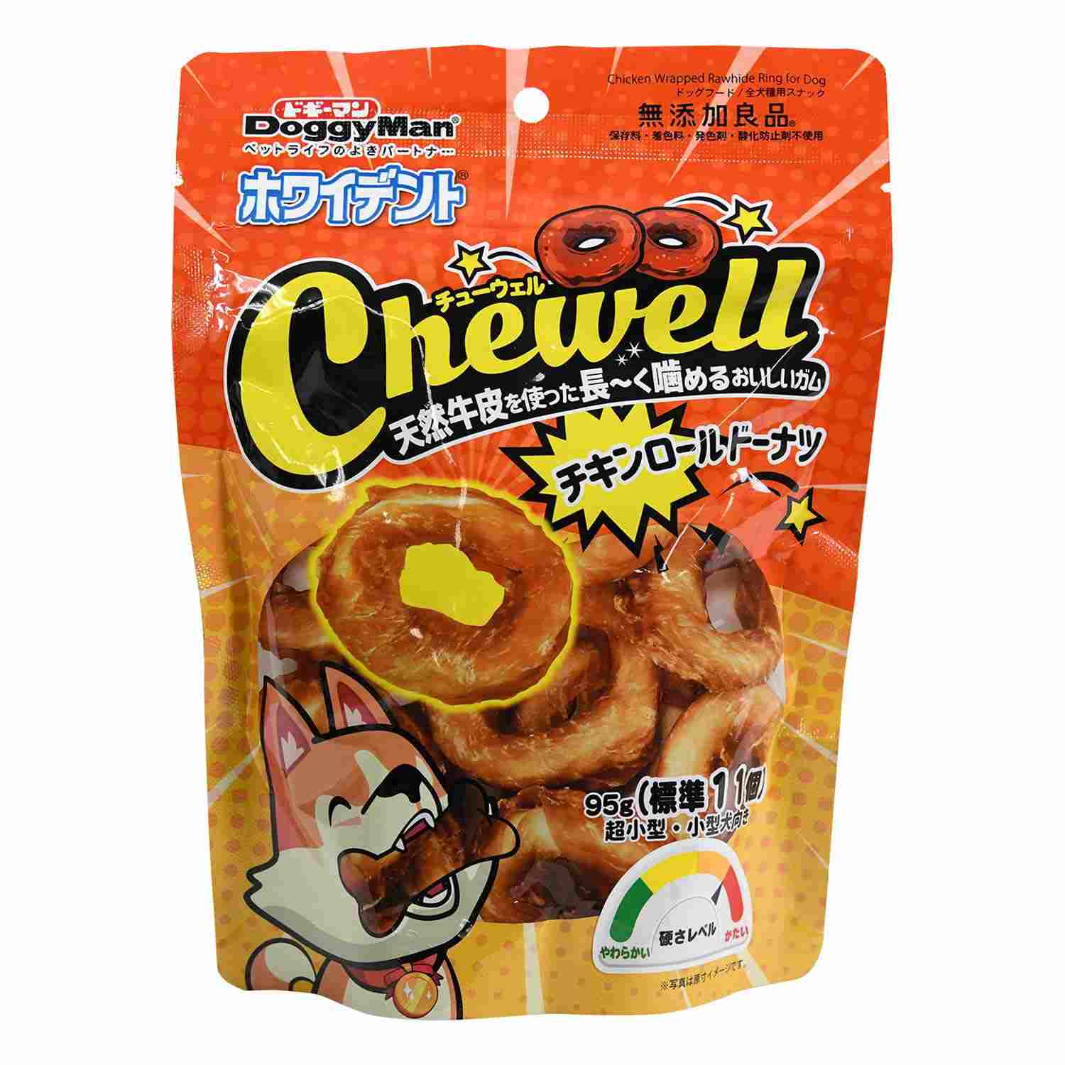 ホワイデント　Chewell　チキンロールドーナツ 95g