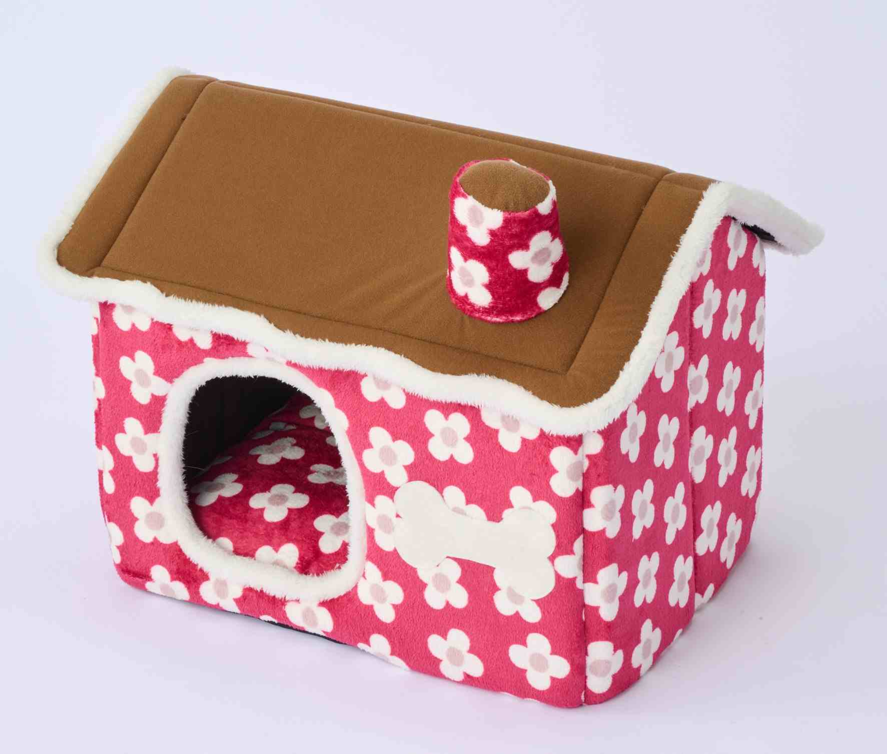 もこもこハウス フラワーレッド