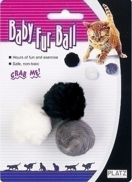 キャットトーイ ベビーファーボール 3P