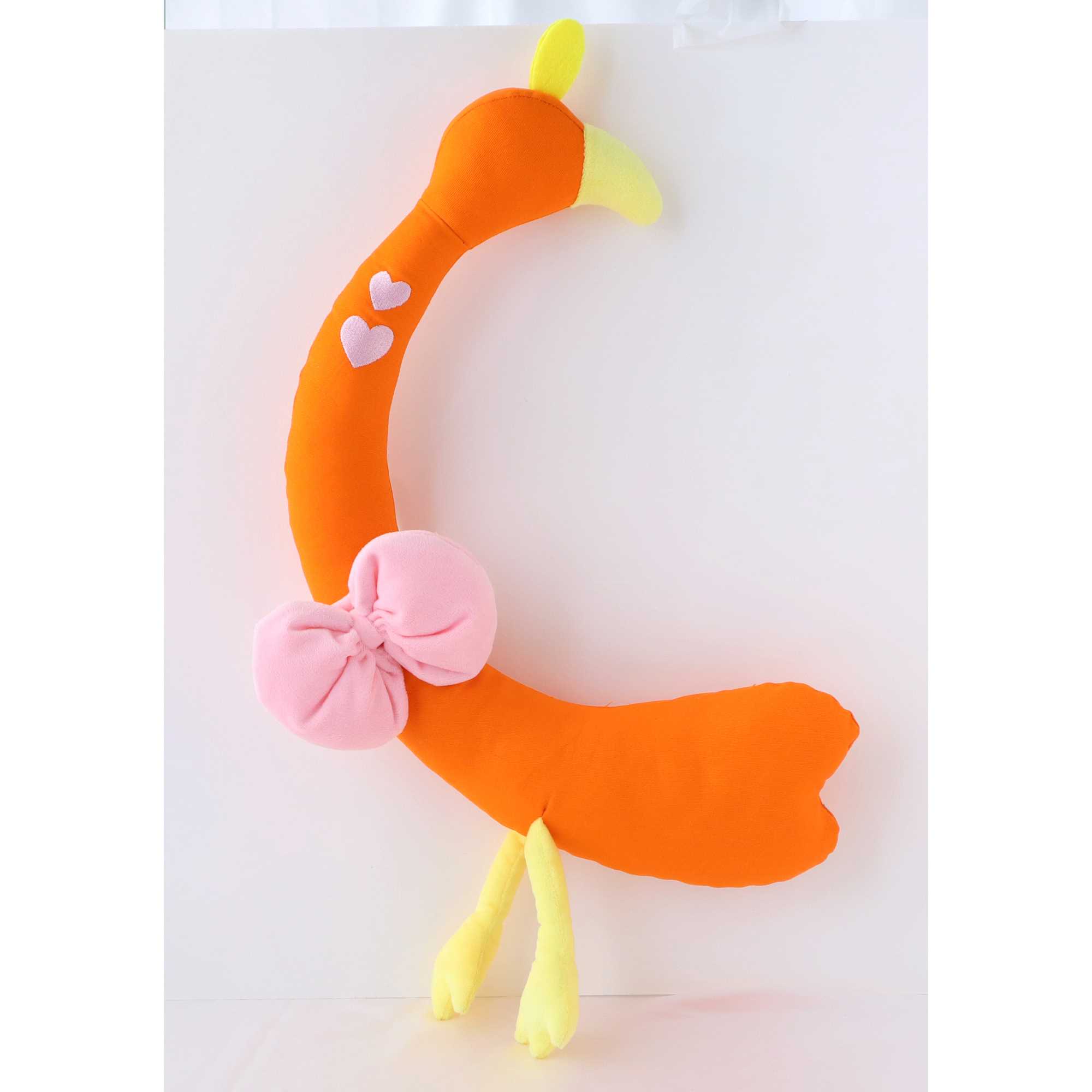 くびながにゃんぐるみ　ふらみんご