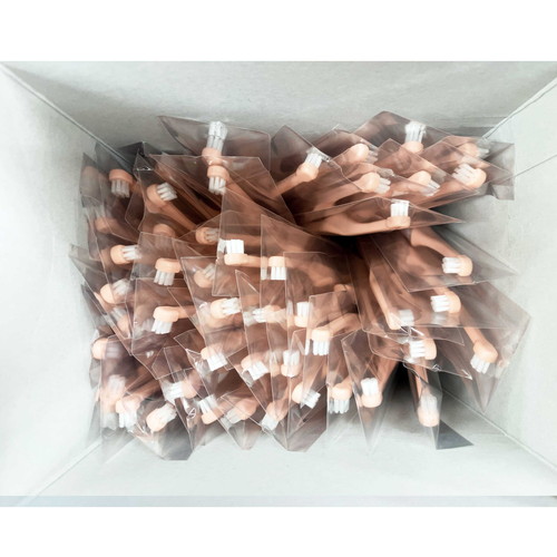 オーラバイオブラシ ミニ ローズ色 業務用 50本入