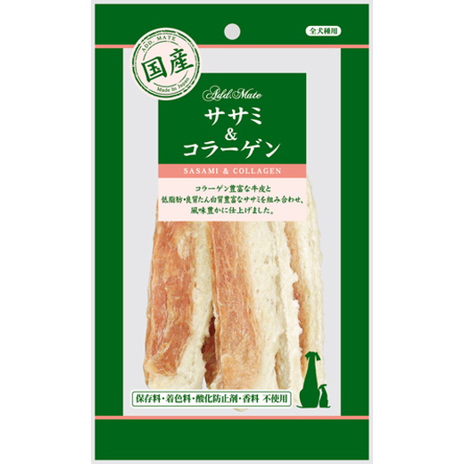 素材トリーツ ササミ&コラーゲン 5枚入