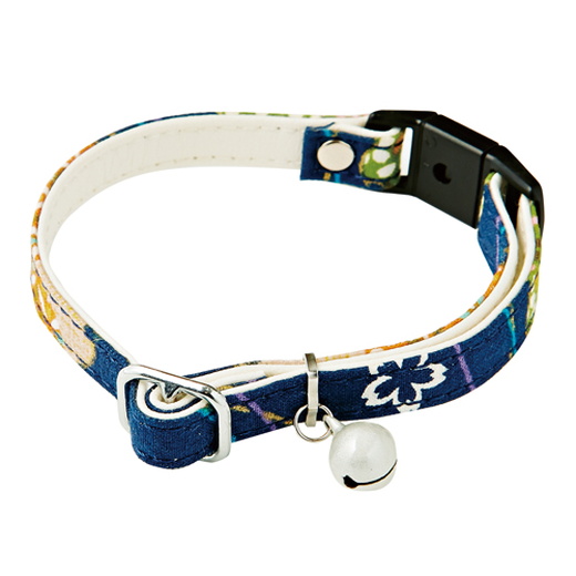 アドメイト にゃんごころ 猫首輪 さくら手毬 紺