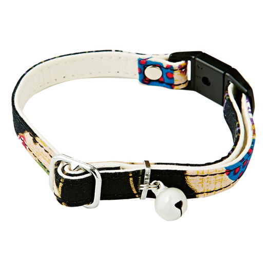 アドメイト にゃんごころ 猫首輪 さくら手毬 黒