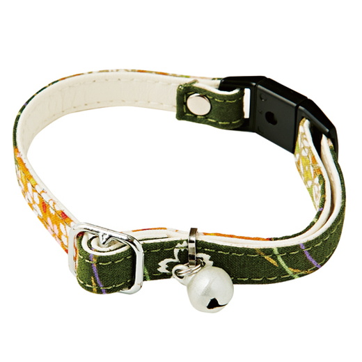 アドメイト にゃんごころ 猫首輪 さくら手毬 緑