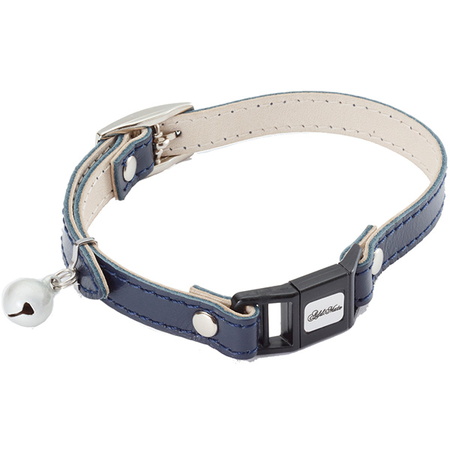 アドメイト レザースタイルキャットカラー ネイビー