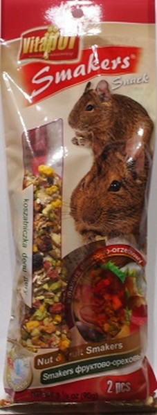 スマッカーズ デグー フルーツ ナッツ バラ 100g