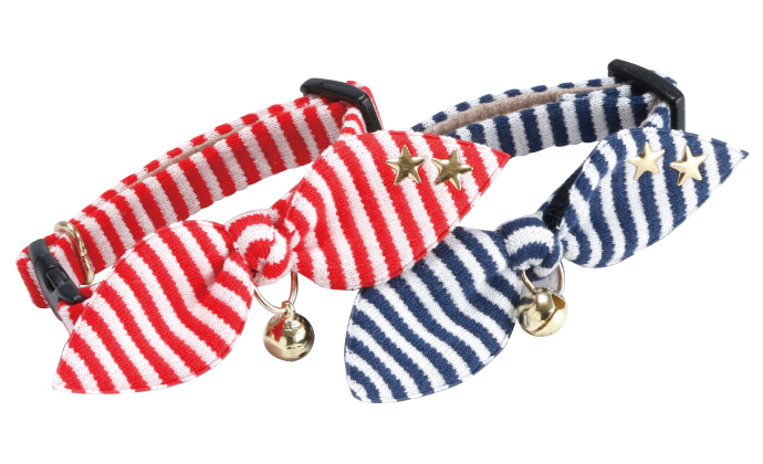 Cat Amo.k カラー マリン ボーダー S ネイビー