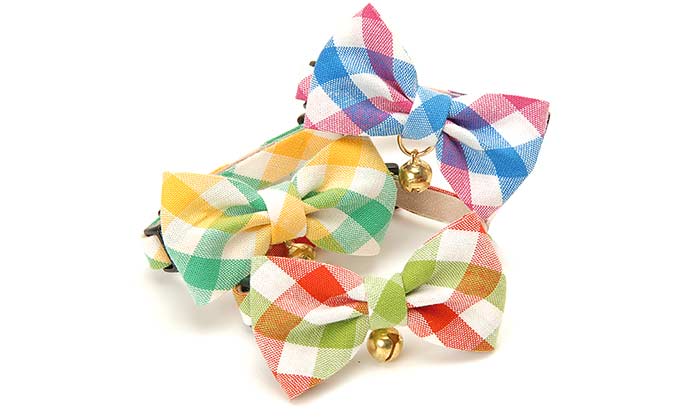 Cat Amo.k カラー キュート チェック S イエロー