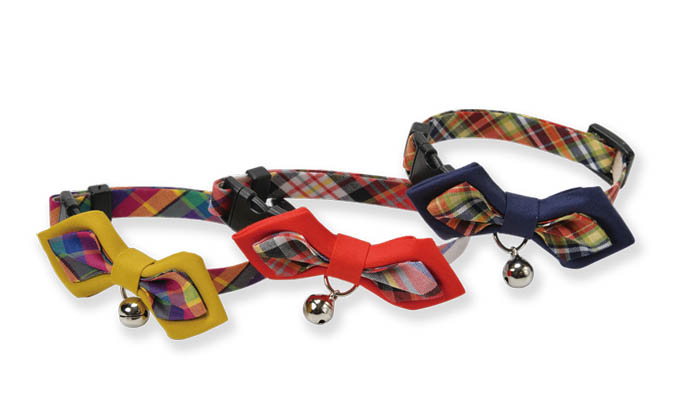 Cat Amo.k カラー シャープ リボン S/M レッド/イエロー/ネイビー （ S レッド ）