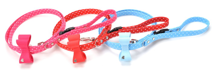 Dog Amo.k リード マリー S/M/L レッド/ピンク/ブルー （ S レッド ）