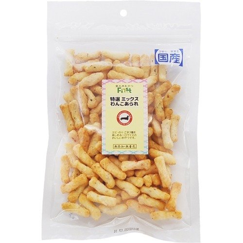 First 特選ミックスわんこあられ 80g