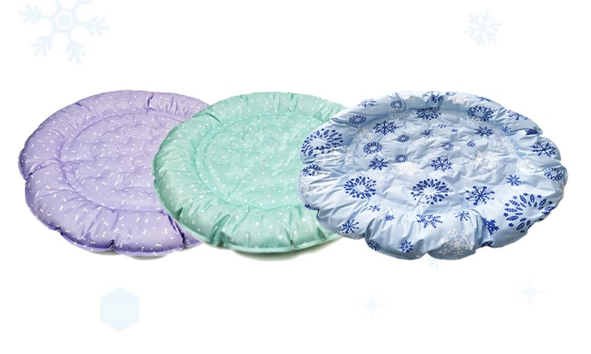 ひんやりジェルベッド パープル/グリーン/ブルー