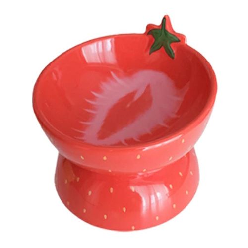 Petifam 陶器製 脚付 フードボウル フルーツ イチゴ