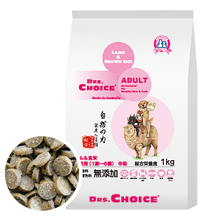 ドクターズチョイス 成犬用 ラム&玄米 中粒 1kg