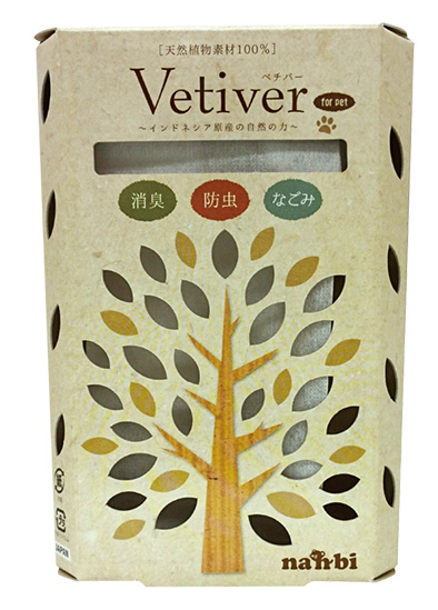 天然素材の消臭＆防虫剤 ベチバー ～癒しの香り～ 置き型 20g