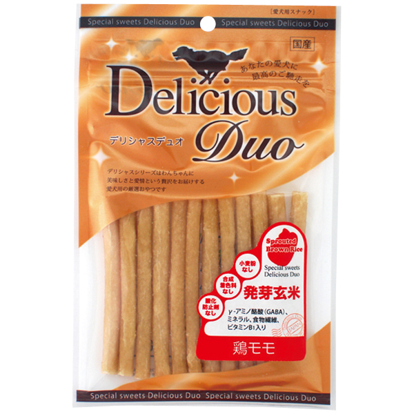デリシャスデュオ 発芽玄米 鶏モモ 12本