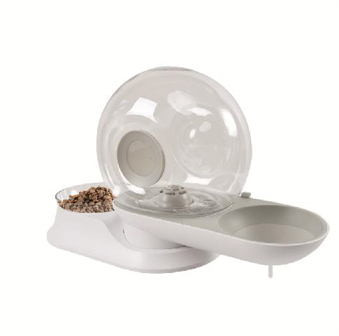 カタツムリペット 給水&給食器 グレー/ブルー/ピンク