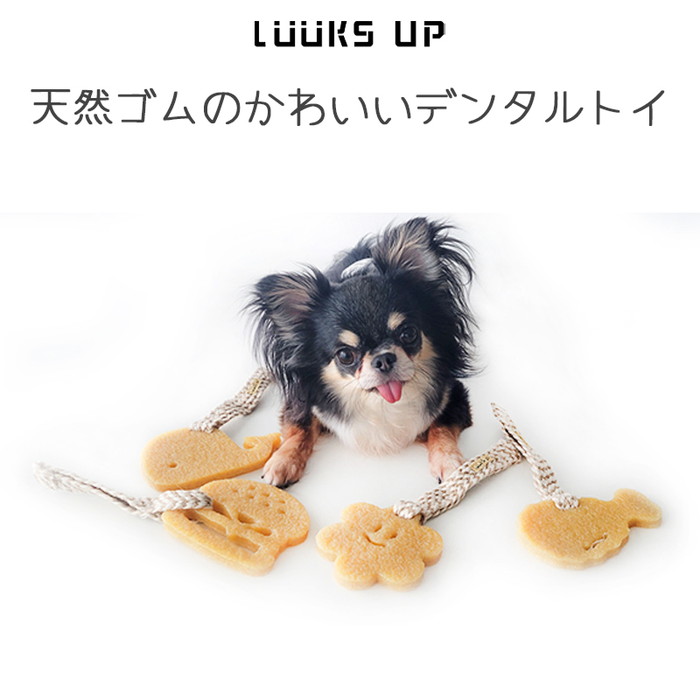 Luuks up ドッグ ラバー トイ ホエール