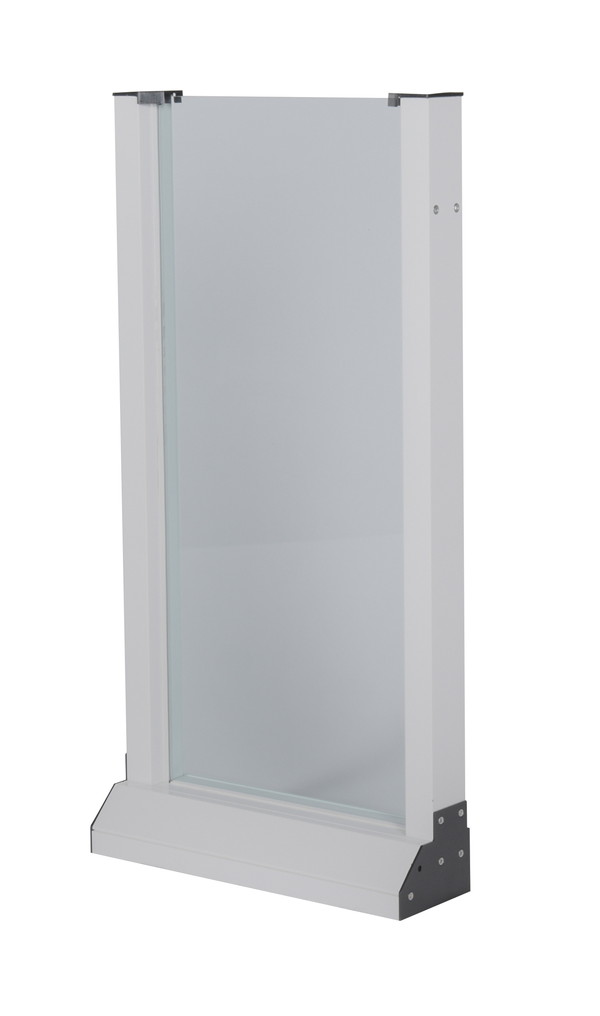 セーフテリア フラットパネル300 クリアタイプ ホワイト/ダークブロンズ 600/800（ホワイト 600）