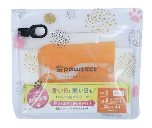 パウテクト 犬用オールシーズンブーツ S オレンジ