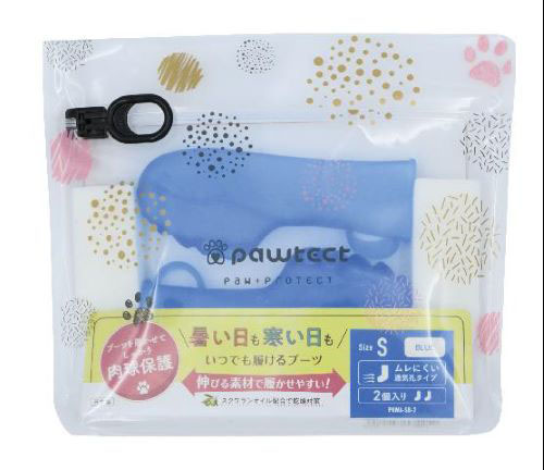 パウテクト 犬用オールシーズンブーツ S ブルー