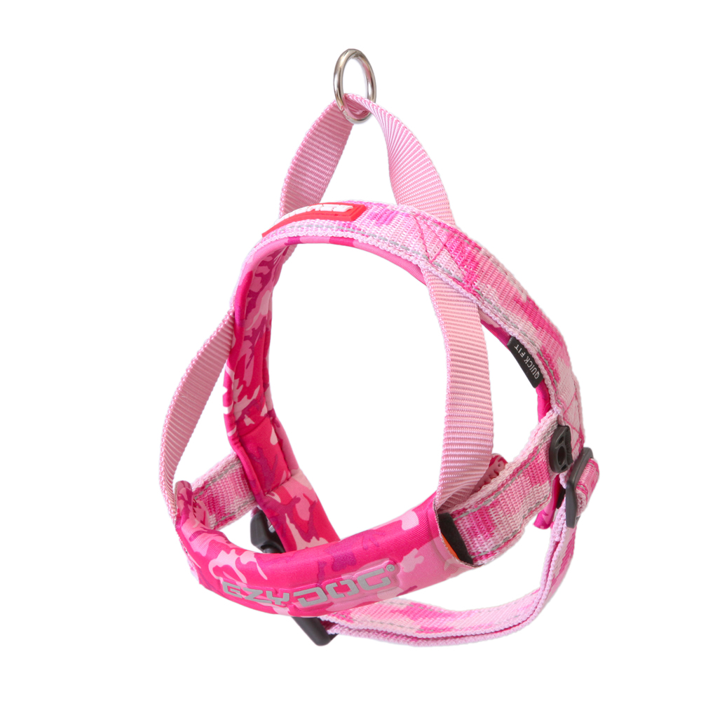 EZYDOG クイックハーネス ピンクカモ L