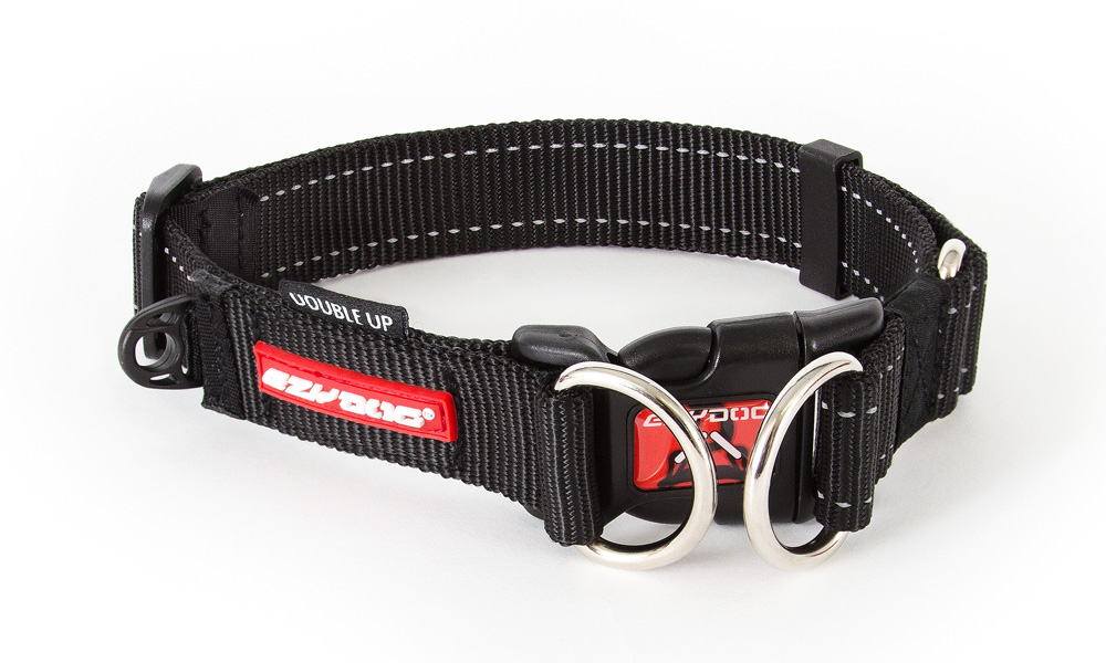 EZYDOG ダブルロックカラー ブラック S